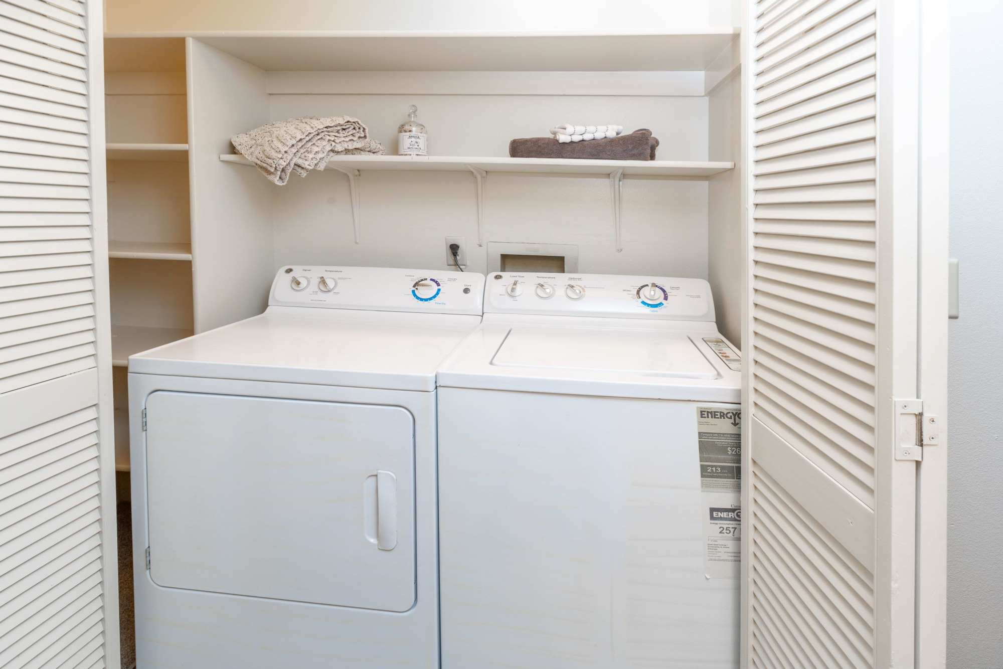 Washer and dryer at Royal Ridge Apartments in Midvale, Utah