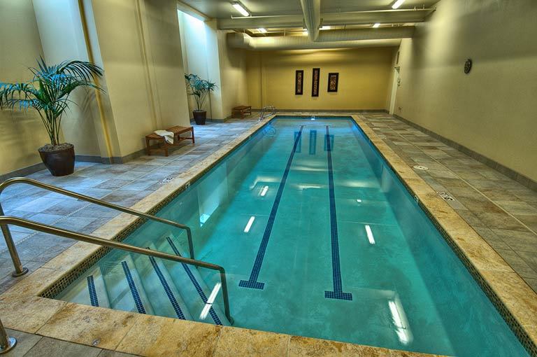 Our senior living community in Bothell features a swimming pool