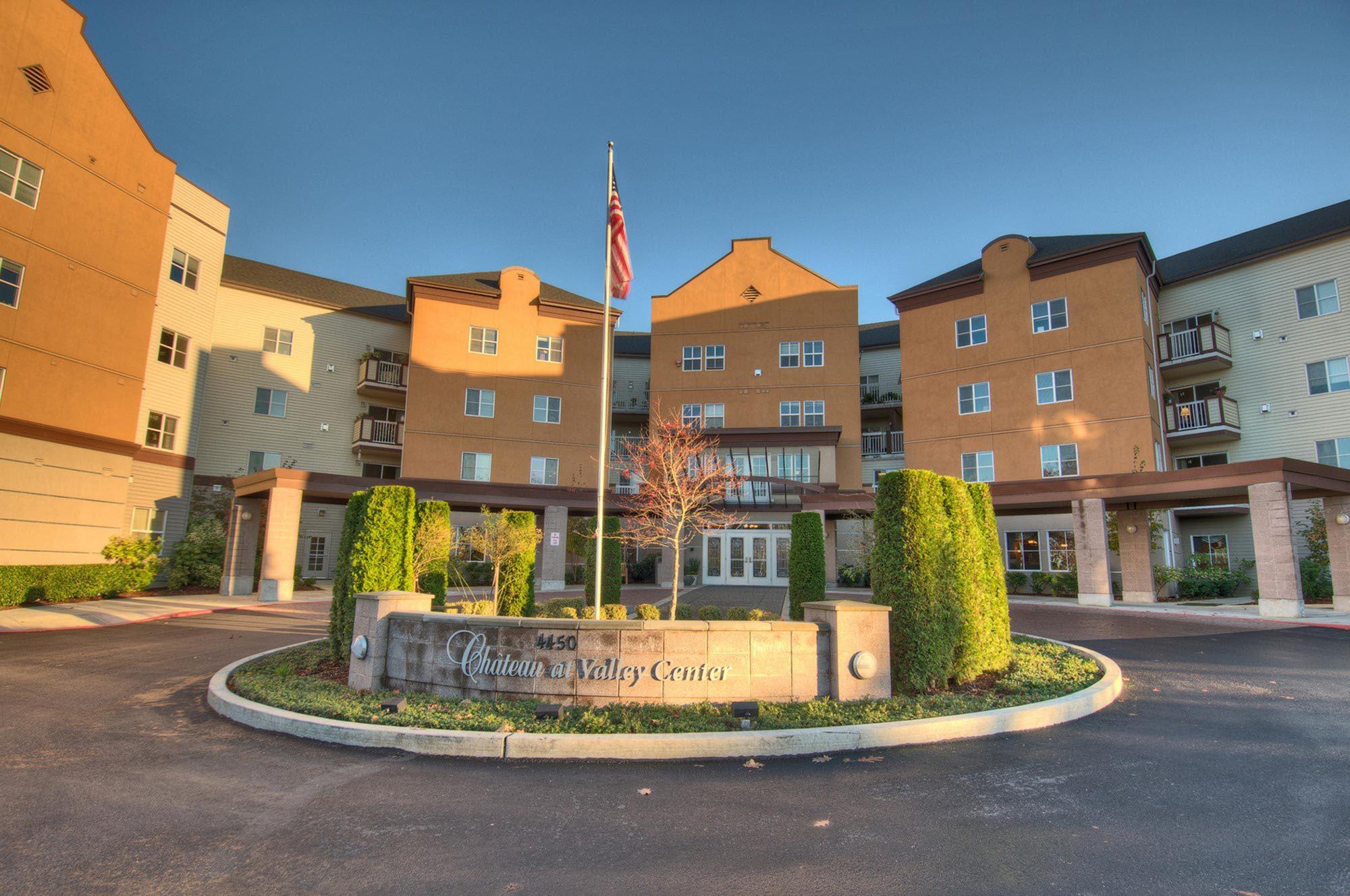 Exterior view of our senior living community in Renton WA