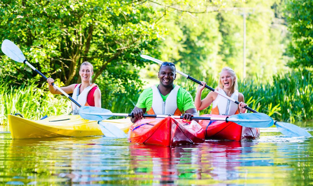 our apartment community offers kayak and paddleboard storage