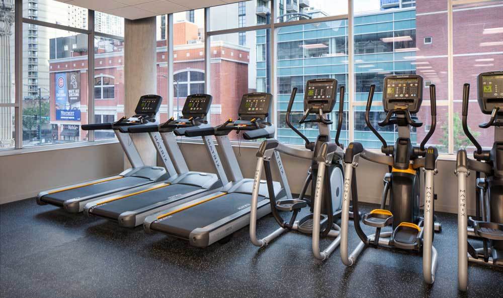 Our apartments in Chicago has a gym