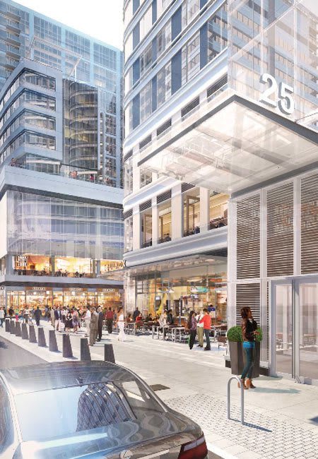 The Benjamin Seaport Residences exterior street view