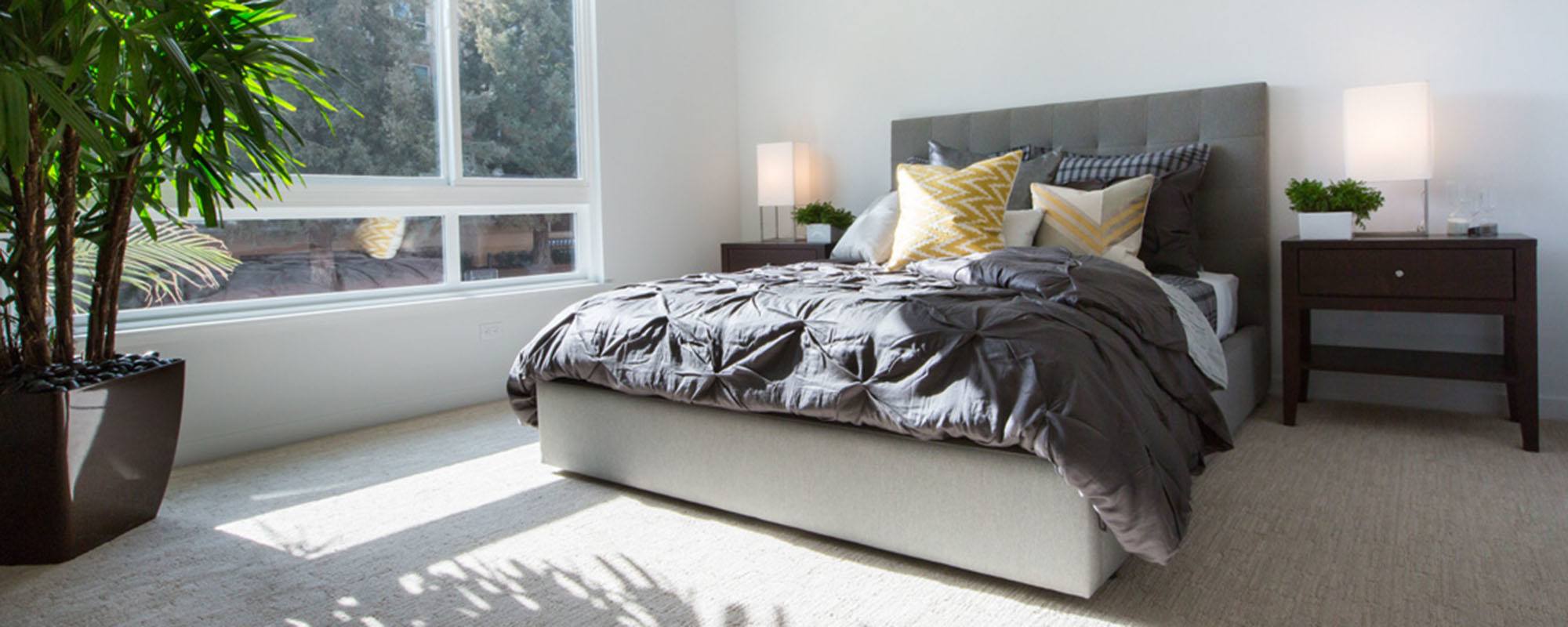 Master bedroom at a Berkshire home