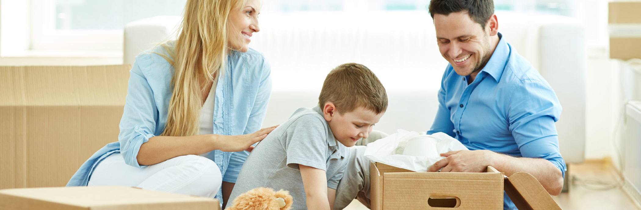 Family moving together happy with Urban Self Storage