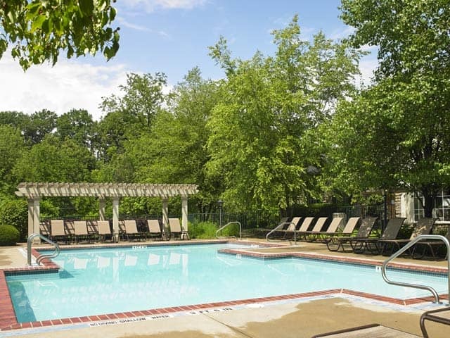 Highlands of Montour Run's sparkling pool.
