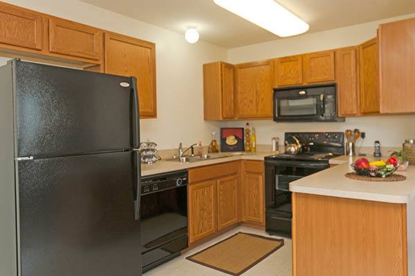 Kitchen at apartments in Red Lion, PA.