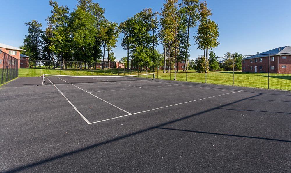 A tennis court is onsite for your enjoyment at CenterPointe Apartments and Townhomes