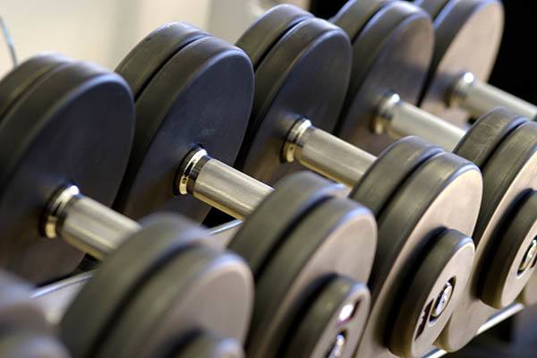 Fitness center and other amenities offered at Perinton Manor Apartments