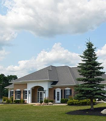 Community center and other amenities at apartments in Avon, NY.