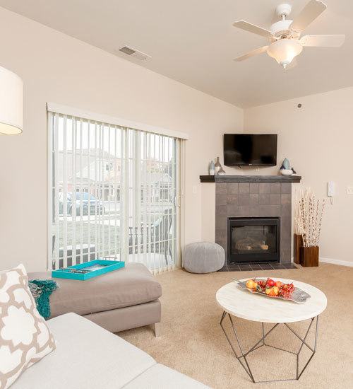 Fitness center and other amenities at apartments in Canonsburg, PA.