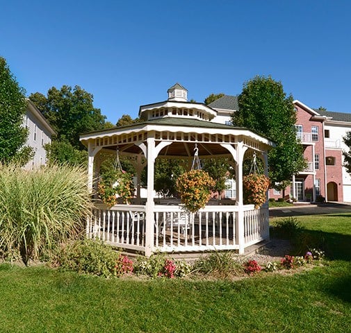 Gazeebo on the grounds of Wexford Pennsylvania apartments