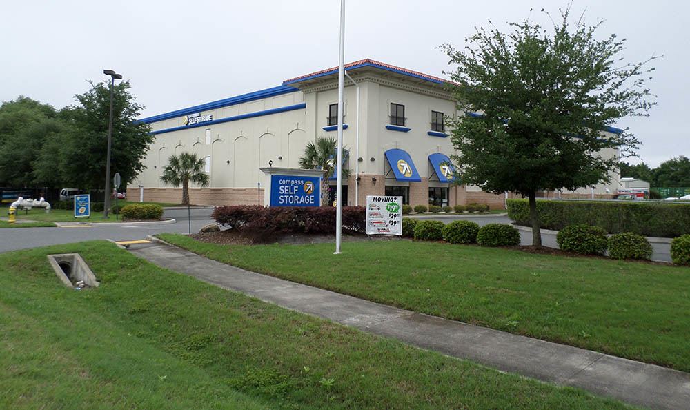 Exterior Of Storage Unit Office at Compass Self Storage in Fernandina Beach, FL