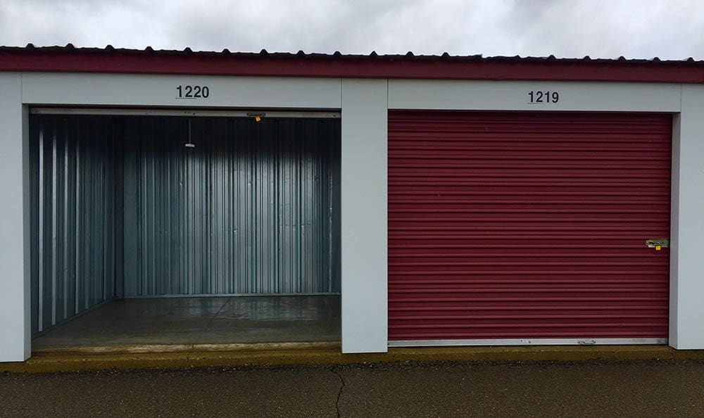 Secure Exterior Storage Units at Compass Self Storage in East Lansing, MI