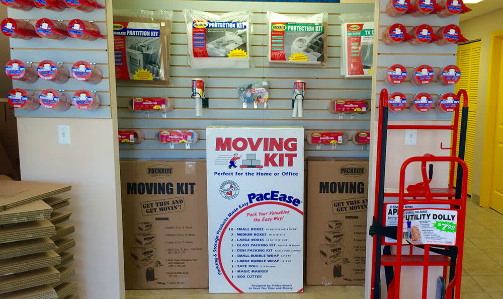 Moving Supplies at Compass Self Storage in Roseville, MI