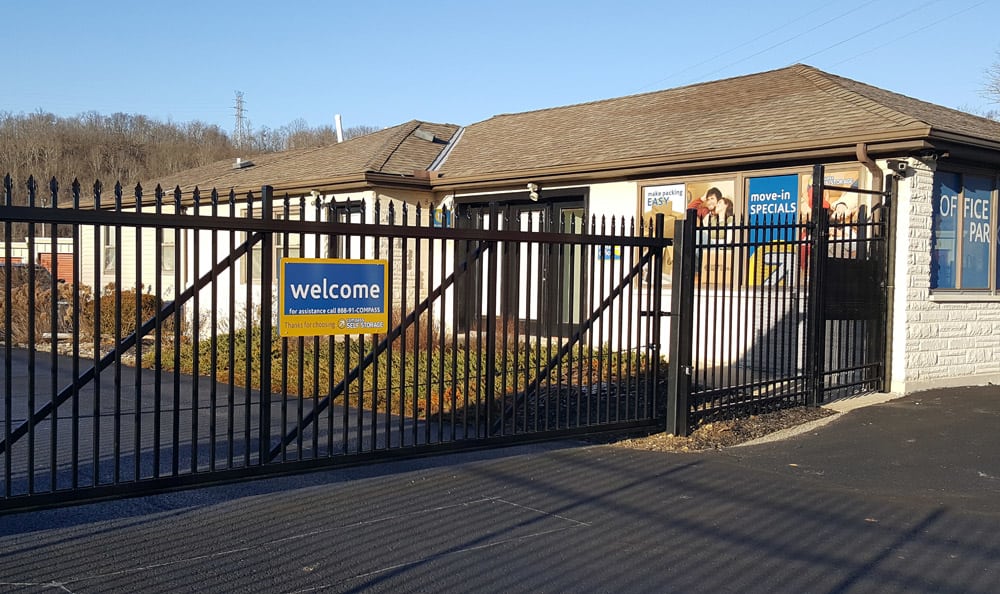 Gated Entrance at Compass Self Storage in Cold Spring, KY