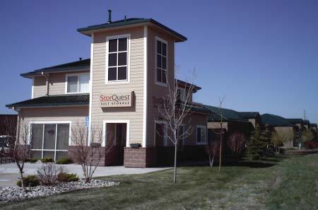 Self storage building exterior in Parker