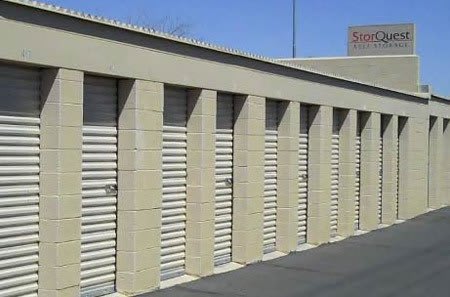 Moving truck and driver at Phoenix self storage