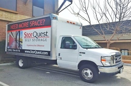 Sizes and prices of Williston self storage units