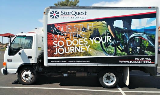 free truck and driver at New Haven self storage