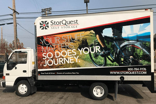 Ask about the free use of our moving truck and driver upon initial move-in at StorQuest Self Storage in Bakersfield.