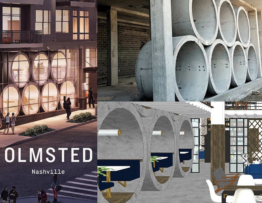 Collage of images from Olmsted Nashville