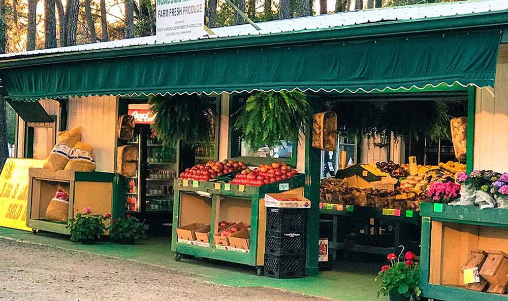 The cute farmer's market near The Passage Apartments