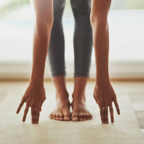 Access to a yoga studio is just one of the amenities provided by The Passage Apartments.