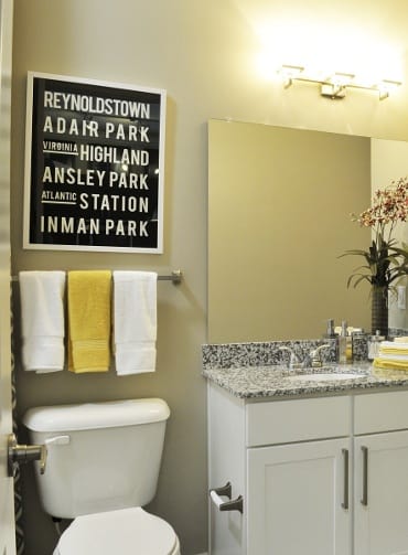 Bathroom in Ardmore Apartments