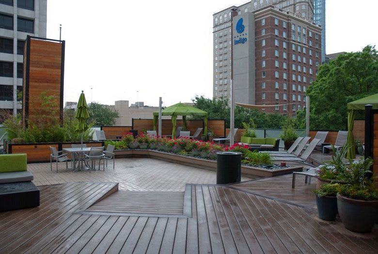 Atlanta apartments outdoor garden area