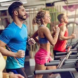 Fitness center at The Coast of Naples Florida