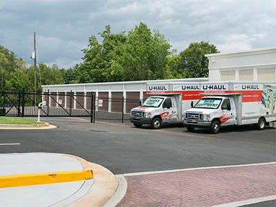 Moving trucks for rent at Space Shop Self Storage