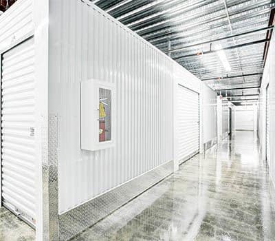 Climate Controlled storage units at a Space Shop Self Storage facility
