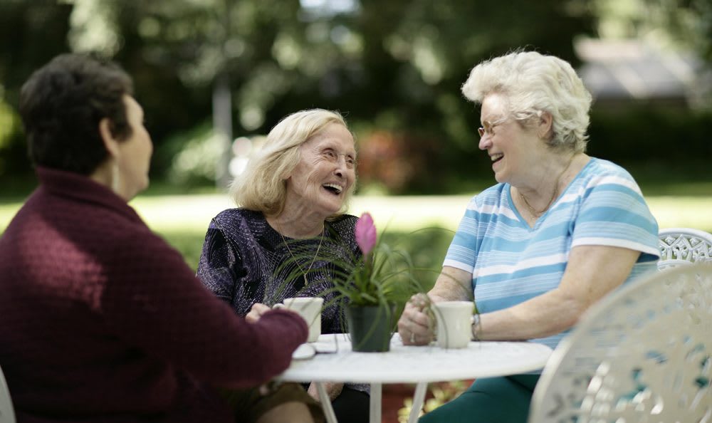 Our Palm Harbor senior living facility has lovely areas to spend time with your friends and family