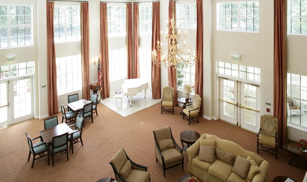 Our senior living facility living room in Palm Harbor