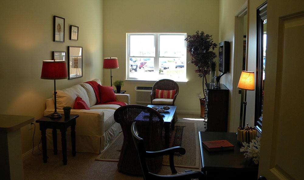 Your very own personal Plainfield senior living common room