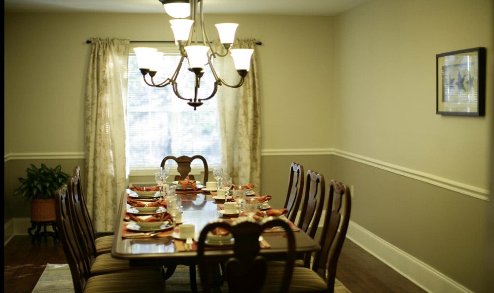 Our senior living facility diningroom in Rock Hill