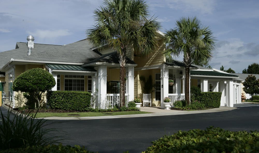 Exterior of our senior living facility in Gainesville
