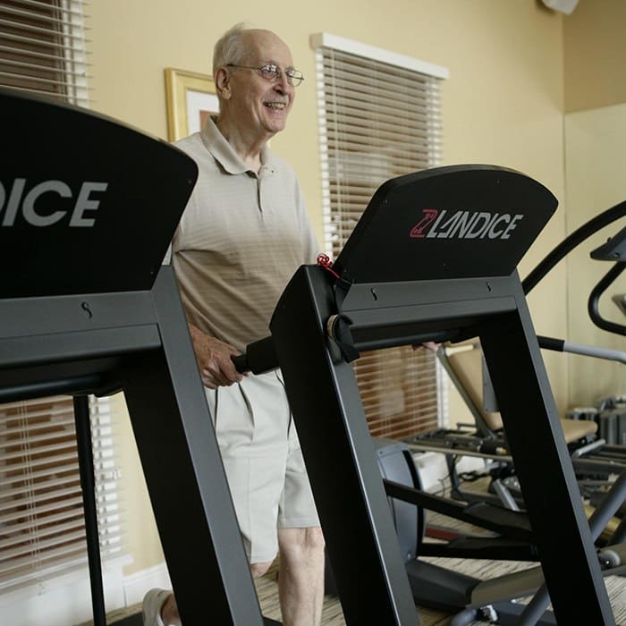 resident treadmill expert at HarborChase