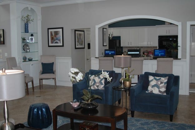 View of our neighborhood at Brookstone in Rock Hill, where our residents love to come home!