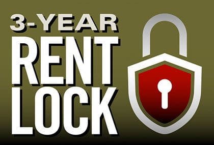 Secure your rent for 3 years