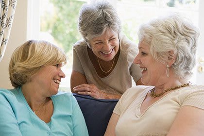 Residents at senior living in Florida