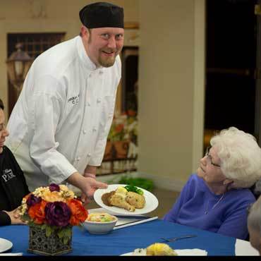 Dining at Adams PARC Post Acute Recovery Center
