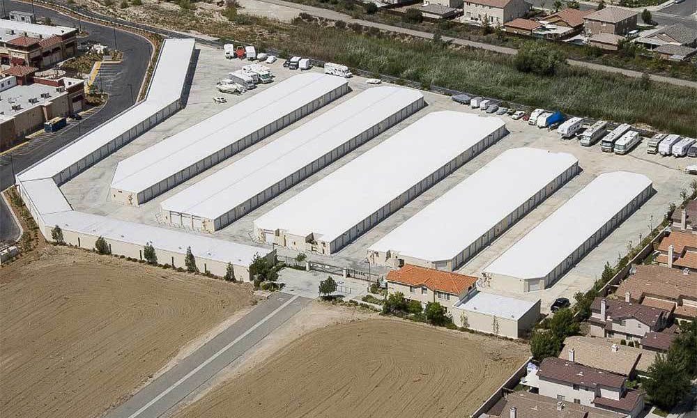 Large Aerial View of Chaparral Self Storage in Temecula, California