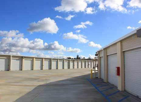 A variety of storage units at Chaparral Self Storage in Temecula, California