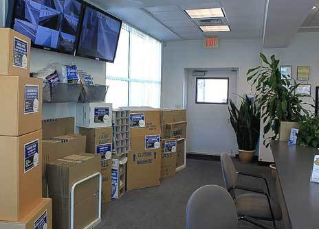 Packing supplies at Dale Street Self Storage in Buena Park, California. 