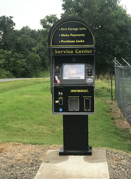 The famous kiosk of All Around Self Storage