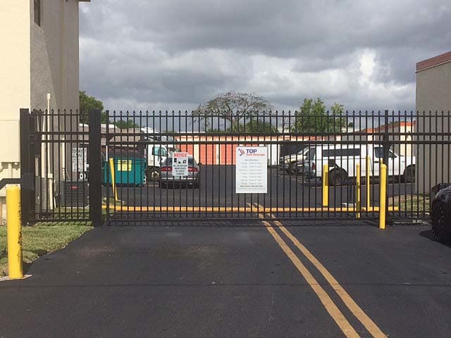 Gated Entry at Top Self Storage - North Lauderdale in Tamarac, Florida