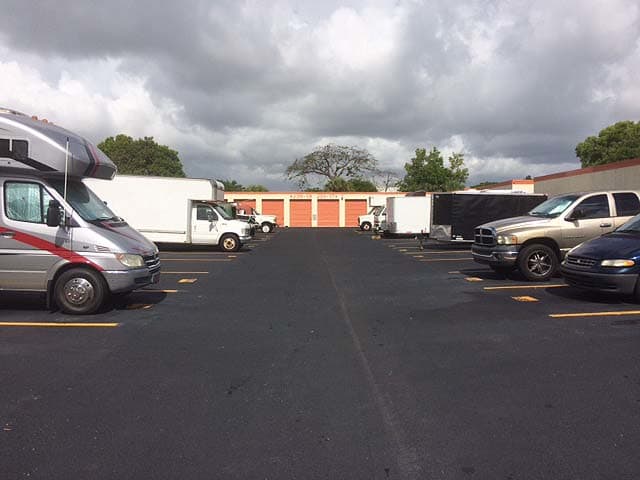 Parking at Top Self Storage - North Lauderdale in Tamarac, Florida