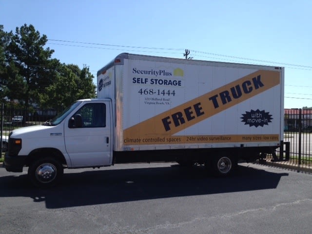 Free Moving Truck Securityplus Self Storage