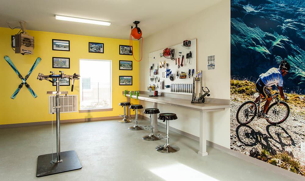 Bike Shop at Harvest Station Apartments in Broomfield, Colorado